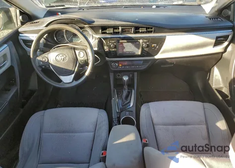 2015 Toyota Corolla L from USA, damaged, VIN 5YFBURHE1FP252386